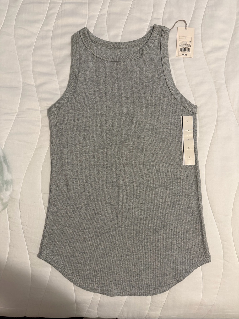 Target Grey Ribbed Tank Top - Women's